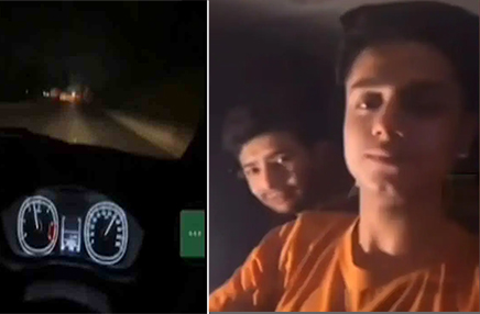 Video: Moments before crash, Gujarat youths on instagram live driving car at 160 kmph; 2 dead